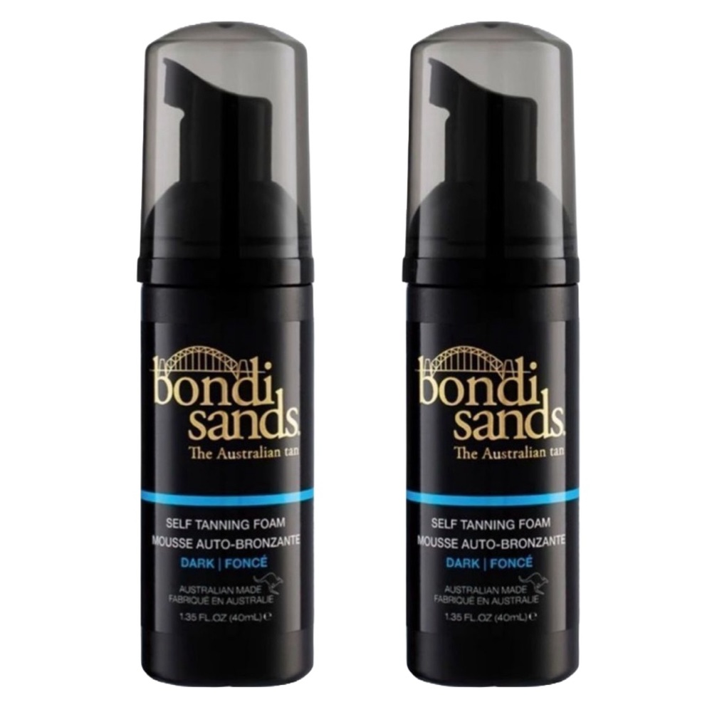 $7❤️‍🔥 Bondi Sands Self Tanning Foam DARK Streak Free Body Bronzer 2PK ☀️ NEW